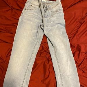 YMI light wash skinny jeans